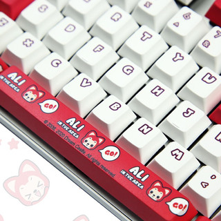 CHERRY 樱桃 MX BOARD 8.0 阿狸主题定制版 87键 有线机械键盘 红白 Cherry青轴 无光