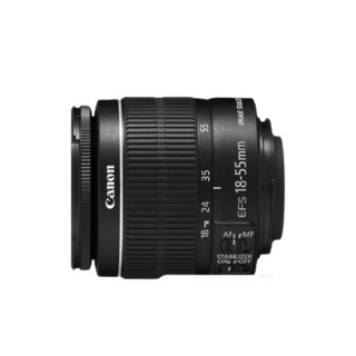 Canon 佳能 EF-S 18-55mm F3.5 IS STM 广角变焦镜头 佳能EF-S卡口 58mm