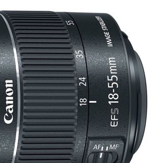 Canon 佳能 EF-S 18-55mm F3.5 IS STM 广角变焦镜头 佳能EF-S卡口 58mm