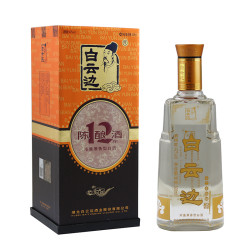 白云边 十二年陈酿 42度 浓酱兼香型白酒 500ml