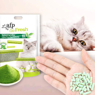all for paws 豆腐猫砂 6L 绿茶