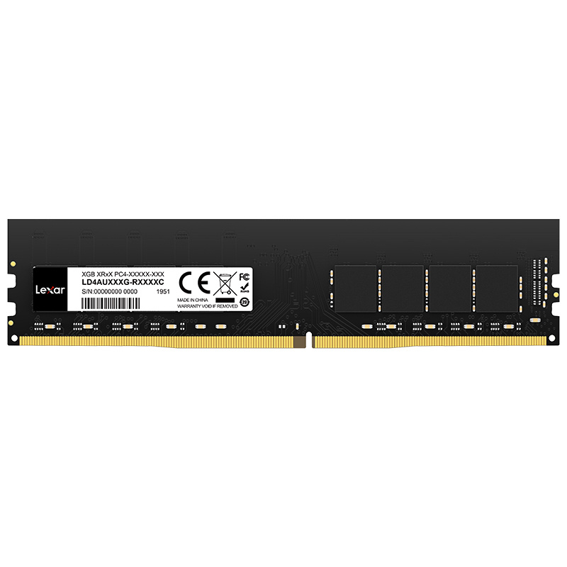Lexar 雷克沙 DDR4 2666MHz 台式机内存 普条