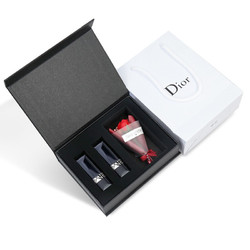 Dior 迪奥 dior迪奥口红礼盒套装送母亲节生日礼物女情人节520老婆女生 两只装：迪奥740#红+圆管80红色