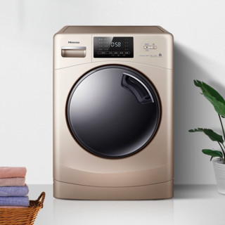 Hisense 海信 智慧窗系列 HG100DAA125FG 滚筒洗衣机 10kg 金色