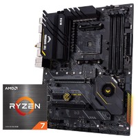 AMD R7-5800X 盒装CPU处理器 + ASUS 华硕 TUF GAMING X570-PRO（WiFi）主板 套装