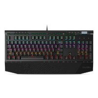 Dareu 达尔优 LK812 升级版 104键 有线机械键盘 黑色 国产青轴 混光