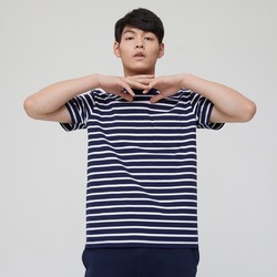 Gap 盖璞 683961NAVY STRIPE 男士t恤