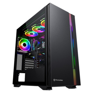 Thermaltake 曜越 挑战者 H6 RGB EATX机箱 半侧透 黑色