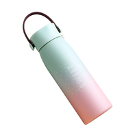 佳佰 渐变系列 X-8359 保温杯 300ml 青色