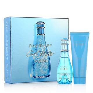 Davidoff 大卫杜夫 冷水女士香水礼盒 (淡香水EDT50ml+身体乳75ml)