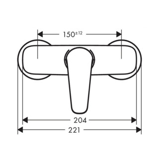 hansgrohe 汉斯格雅 诺福斯系列 71060007 明装智能龙头