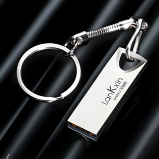 LanKxin 兰科芯 小金刚 USB 2.0 U盘 银色 8GB USB-A