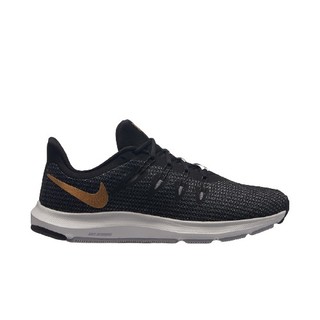 NIKE 耐克 Quest 女子跑鞋 AA7412-006 黑金 36.5