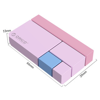ORICO 奥睿科 光影维度系列 CN300 USB 3.1 Gen2 移动固态硬盘 Type-C 500GB 女王粉