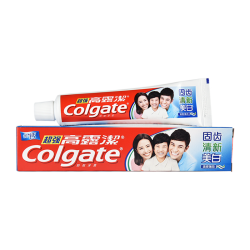 Colgate 高露洁 超强防蛀牙膏 固齿清新美白 90g/支