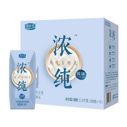 JUNLEBAO 君乐宝 浓纯 益生菌 常温风味酸牛奶 原味酸奶 200g*10礼盒装