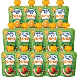 Heinz 亨氏 婴儿小绿包水果果汁泥 14袋