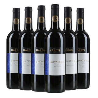 誉加 澳洲 誉加（Accolade Wines）夏迪 私家酒窖系列 赤霞珠红葡萄酒 750ml*6整箱装