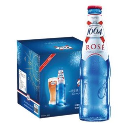 Kronenbourg 1664凯旋 1664啤酒 桃红啤酒330ml*9瓶 礼盒装 （新老包装随机发货）