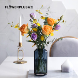 FlowerPlus 花加 简约混合鲜花(悦花4束 时令鲜花1束)