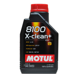 MOTUL 摩特 全合成机油 8100 X-CLEAN+ C3 5W30 1L/桶