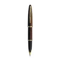 WATERMAN 威迪文 Carene海韵 钢笔 18K金F尖 琥珀纹金夹