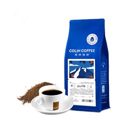 Colin COFFEE 柯林咖啡 Colin 柯林咖啡 重度烘焙 蓝山均衡 纯黑咖啡粉 250g