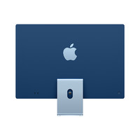 Apple 苹果 iMac 2021款 M1 芯片版 24英寸 一体机 蓝色（M1、核芯显卡、8GB、256GB SSD、4.5K、MJV93CH/A、七核）