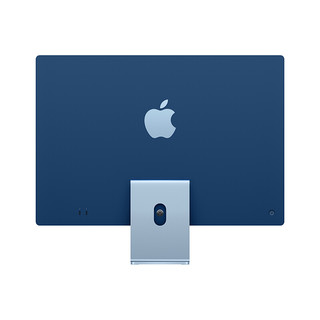Apple 苹果 iMac 2021款 M1 芯片版 24英寸 一体机 蓝色（M1、核芯显卡、8GB、256GB SSD、4.5K、MJV93CH/A、七核）