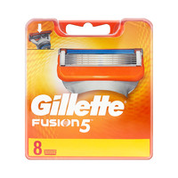 88VIP：Gillette 吉列 锋隐5剃须刀头 5层刀片8只装 刀架 *2