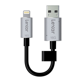 Lexar 雷克沙 C20I USB 3.1 U盘 银色 16GB USB/Lightning双口