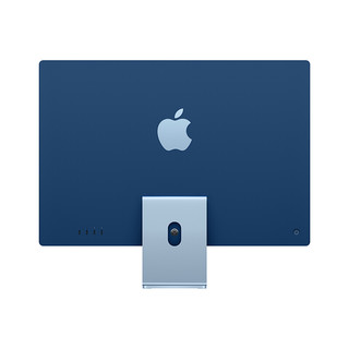 Apple 苹果 iMac 2021款 M1 芯片版 24英寸 一体机 蓝色（M1、核芯显卡、16GB、512GB SSD、4.5K、八核）
