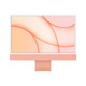  Apple 苹果 iMac 2021款 M1 芯片版 24英寸一体机 橙色（M1、核芯显卡、8GB、256GB SSD、4.5K）　