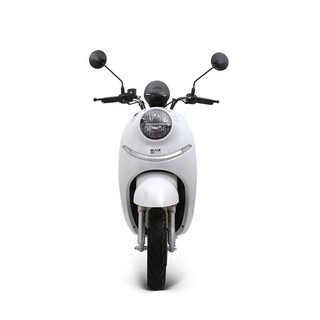 PALLA 新大洲 E1 电动摩托车 PR600DQT-4A 60V20Ah铅酸电池 丝绸白