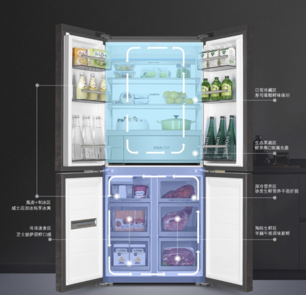 小编精选casarte卡萨帝原石homey系列厨居美学冰箱