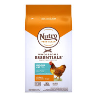 PLUS会员、临期品：Nutro 美士 全护营养系列 鸡肉糙米猫粮 2.27kg