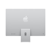Apple 苹果 iMac 2021款 M1 芯片版 24英寸 一体机 银色（M1、核芯显卡、8GB、512GB SSD、4.5K、MGPD3CH/A、八核）