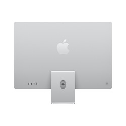 Apple 蘋果 iMac 2021款 M1 芯片版 24英寸一體機 銀色（M1、核芯顯卡、8GB、512GB SSD、4.5K、MGPD3CH/A）