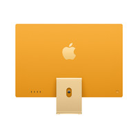 Apple 苹果 iMac 2021款 M1 芯片版 24英寸 一体机 黄色（M1、核芯显卡、8GB、512GB SSD、4.5K）