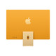 Apple 苹果 iMac 2021款 M1 芯片版 24英寸一体机 黄色（M1、核芯显卡、8GB、512GB SSD、4.5K）