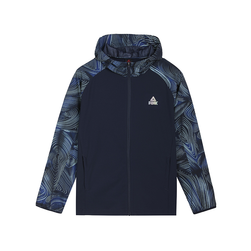 PEAK 匹克 男子运动夹克 DF211027 深蓝 M