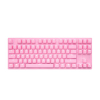 DURGOD 杜伽 K320 104键 有线机械键盘 甜心粉 Cherry青轴 单光