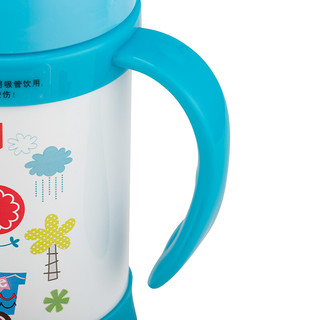 Fisher-Price 费雪 FP-8012 儿童保温吸管杯 300ml 蓝色