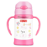 Fisher-Price 费雪 FP-8012 儿童保温吸管杯 300ml 粉色