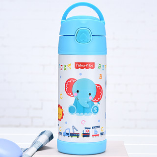 Fisher-Price 费雪 FP-8013 儿童保温吸管杯 320ml 蓝色