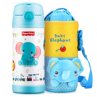 Fisher-Price 费雪 FP-8013 儿童保温吸管杯 320ml 蓝色