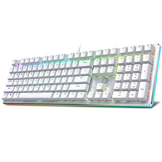 Dareu 达尔优 EK925 108键 有线机械键盘 白色 国产青轴 RGB