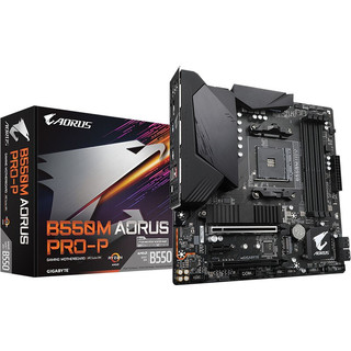 GIGABYTE 技嘉 PRO-P B550M AORUS M-ATX主板（AMD AM4、B550）