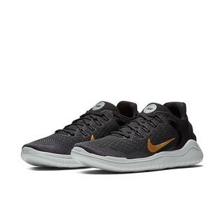 NIKE 耐克 Free RN 2018 女子跑鞋 942837-008 黑/灰 41