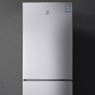 Electrolux 伊莱克斯 妙享系列 EBE2201TS 单循环 风冷双门冰箱 218L 闪白银